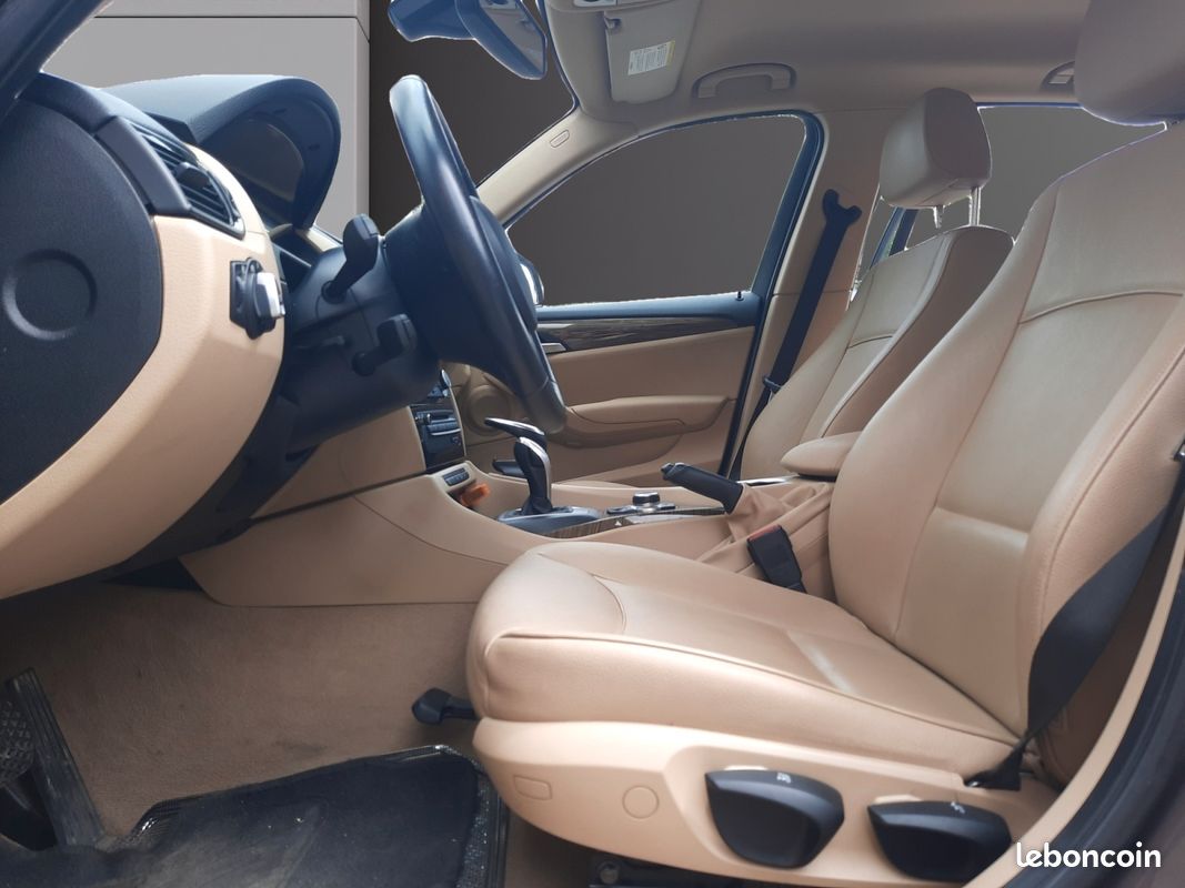BMW X1 20I xDrive 184 ch Lounge 2eme main suivi cuir gps garantie 12 mois (image 6)