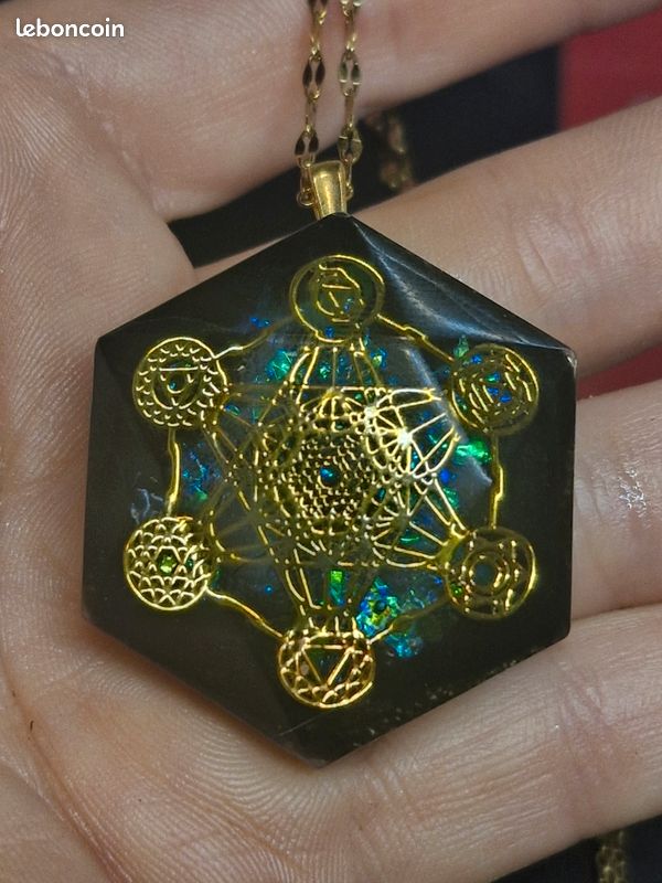 Pendentif Metatron En Bronze - Bijou ésotérique Neuf Avec étiquettes OxcmoBijoux