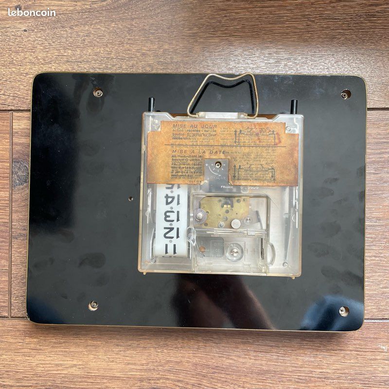 Pendule Ancienne JAZ Transistor – Vintage – Design Formica – Déco Rétro