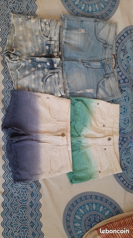 Lot de 4 shorts jean (image 2)