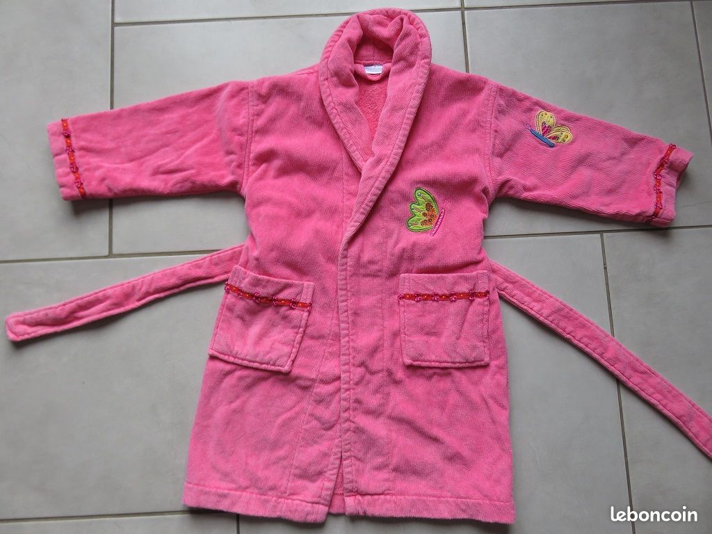 Robe de chambre CARRE BLANC, 4 ans (Isa29) (image 1)