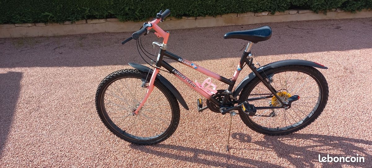 HOT Vélo Fille Vtt 24 Pouces 18 Vitesses VTT Fille 24 Pouces 18