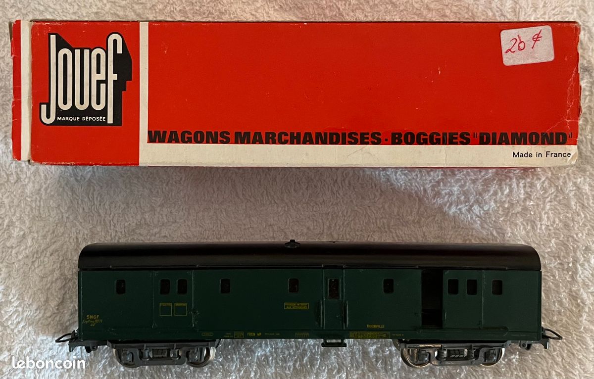 Wagon De Train Miniature Jouef – Échelle HO – Occasion