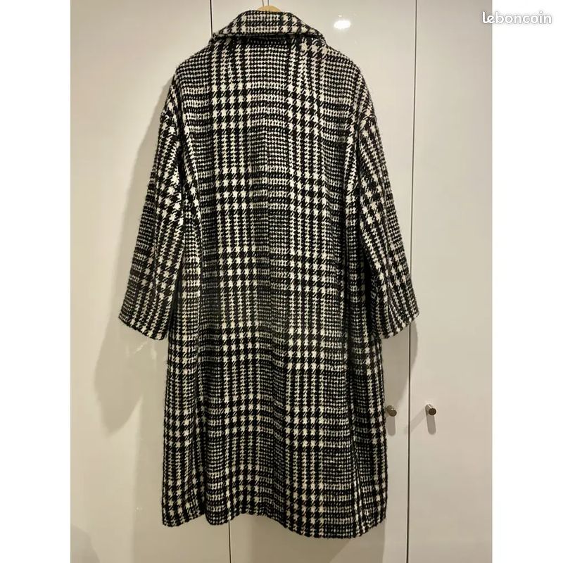 Max Mara Angio Checked Wool Coat - 44 FR (image 5)