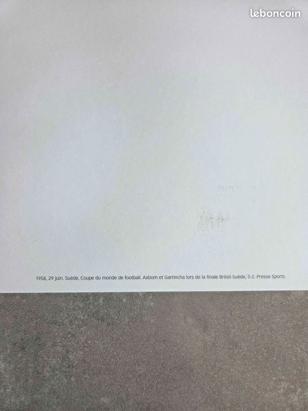 Football : Coupe du Monde 1958 Finale Brésil - Suède - Vidéo