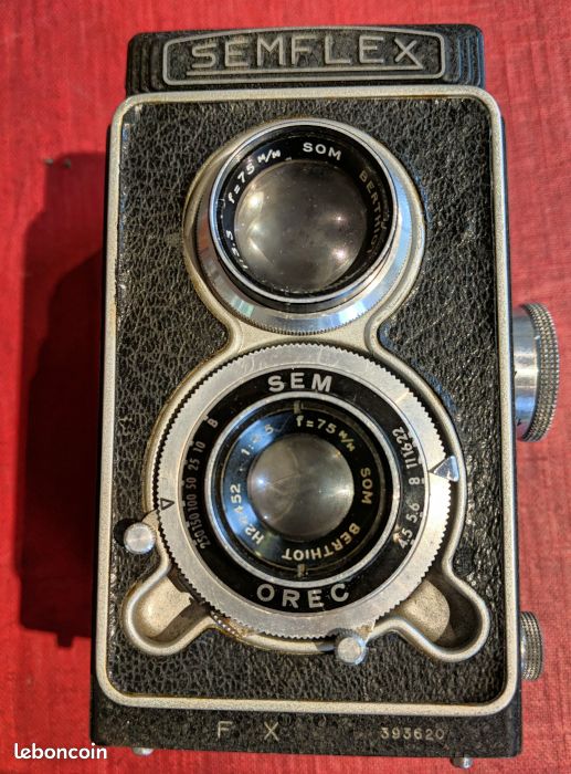 Appareil Photo SEM Semflex 4.5 - Avec étui Et Objectifs Bethiot, Vintage
