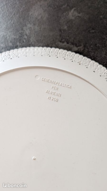 Plat de service imitation dentelles (image 3)
