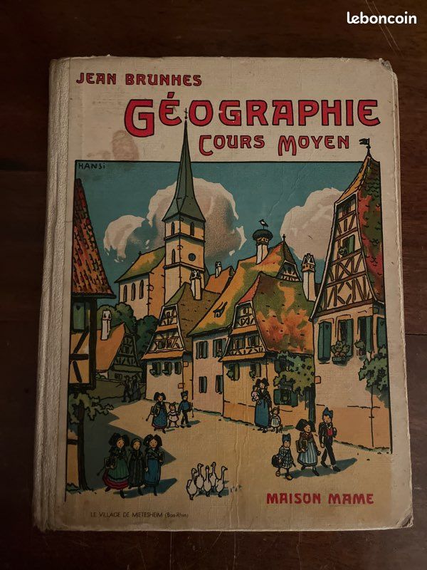 Manuel scolaire ancien Géographie Premier Livre Hachette 1949 - Livres