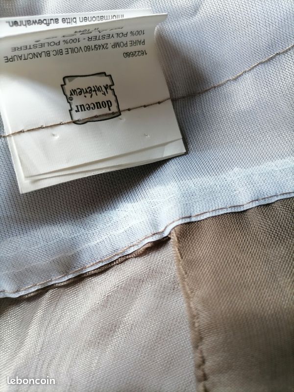 1 paire de rideaux neuve (image 5)