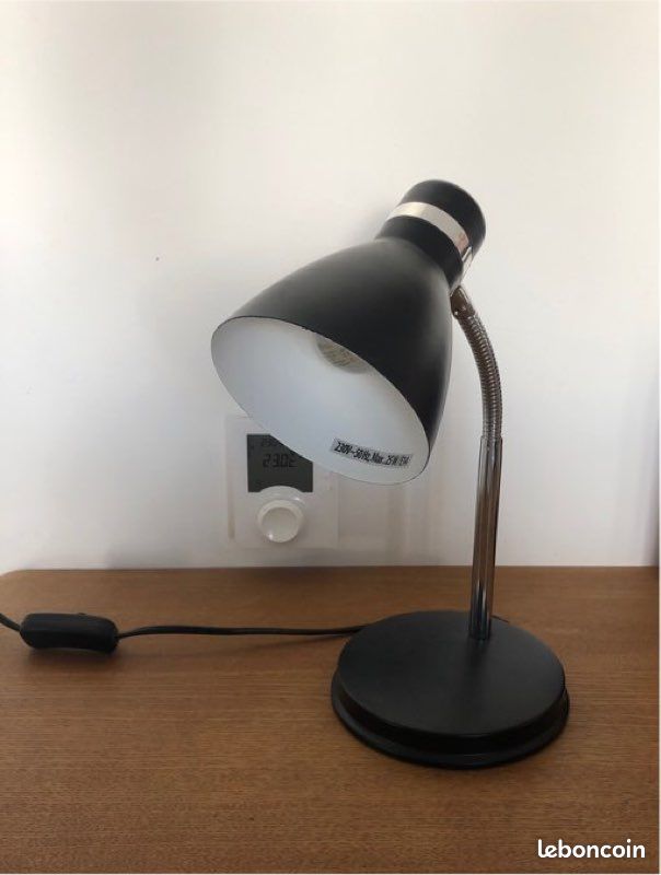 Lampe de bureau noir (image 1)