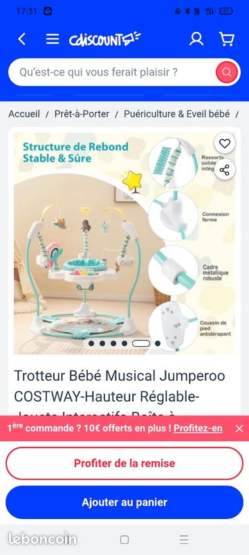 Jumperoo bébé Jeux Jouets
