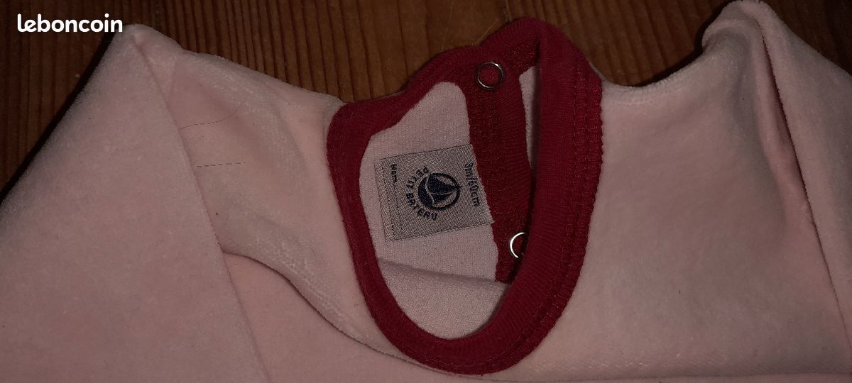 Joli pyjama / dors bien PETIT BATEAU fille 3 mois (image 4)