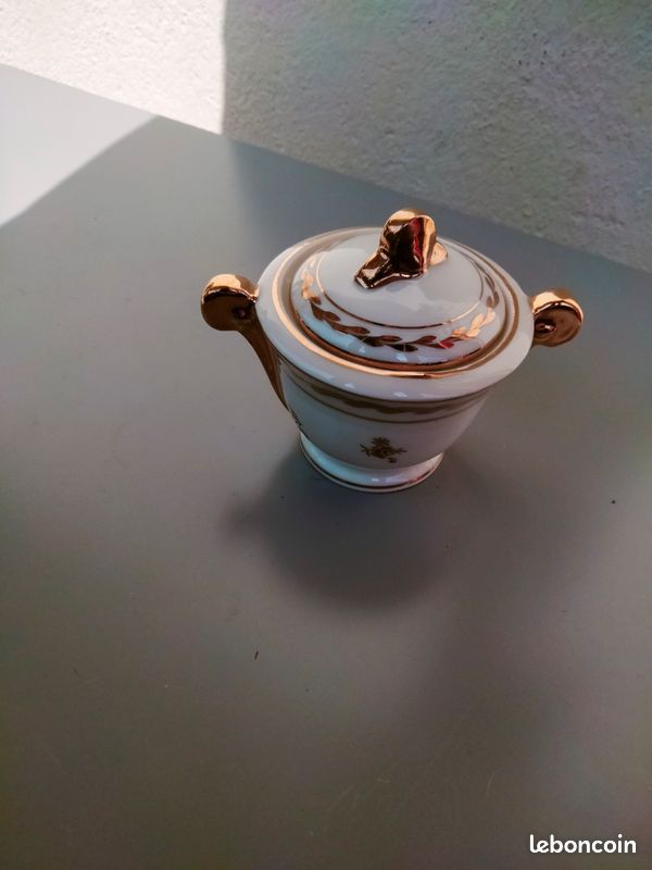 Sucrier en porcelaine d’art – France (image 5)
