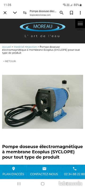 Pompe doseuse électromagnétique à membrane Ecoplus (SYCLOPE) pour tout type de produit (image 2)