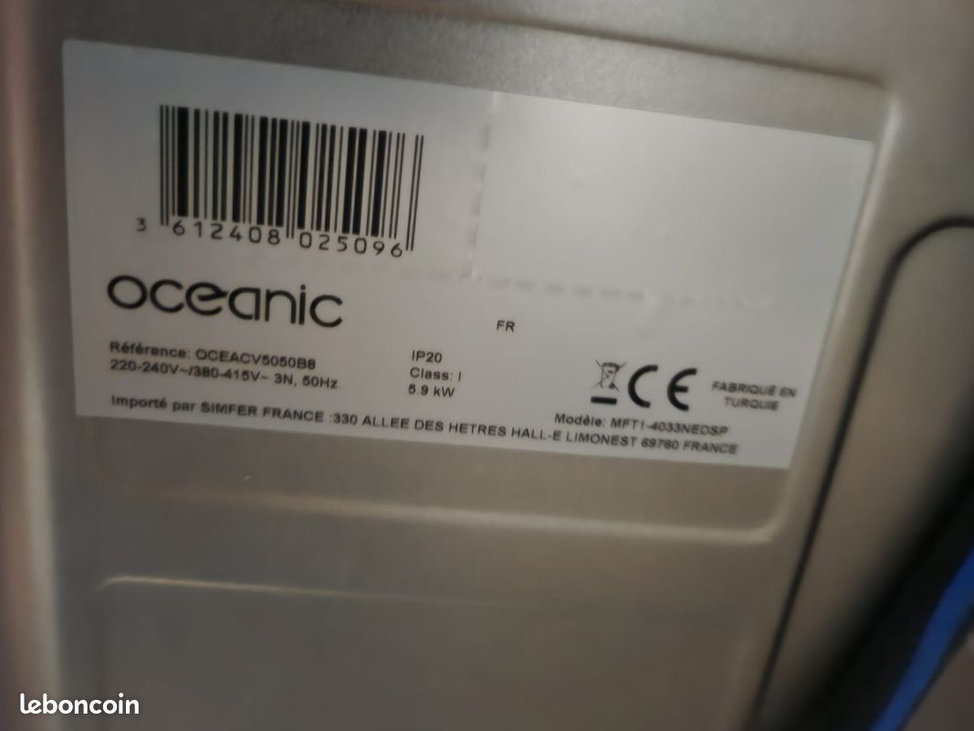Cuisinière électrique vitrocéramique OCEANIC (image 5)