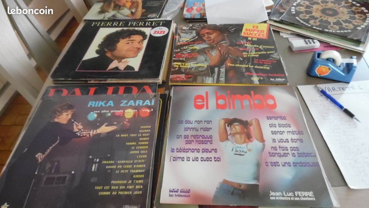 Lot vinyle 33t pop rock et varietes (image 1)