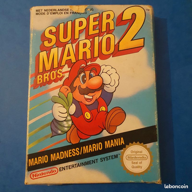 Super Mario bros 2 en boite jeu de Nintendo nes (image 1)