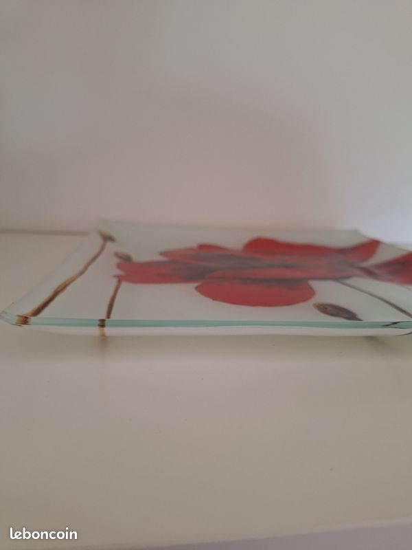 Assiettes carrées en verre (image 3)