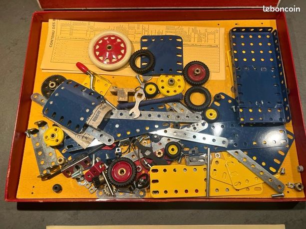 Boite Meccano 0 ancienne complète avec notice - Collection