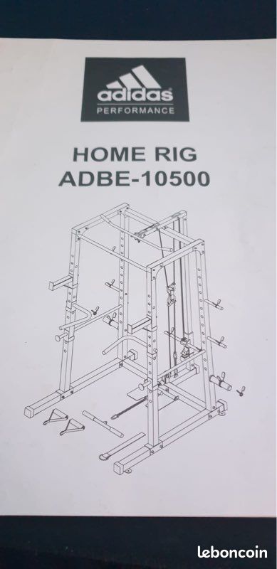 Power Rack Home avec Poulie ADIDAS Sport Plein air