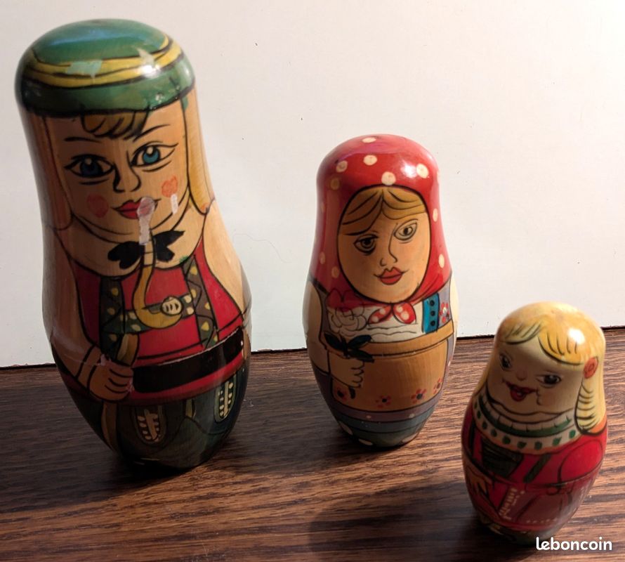 Rare poupée russe, matriochka artisanale. Faire offre - Décoration