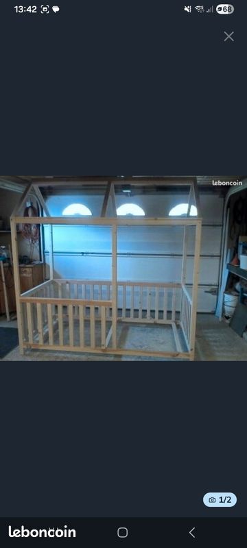 Lit cabane fait maison (image 2)