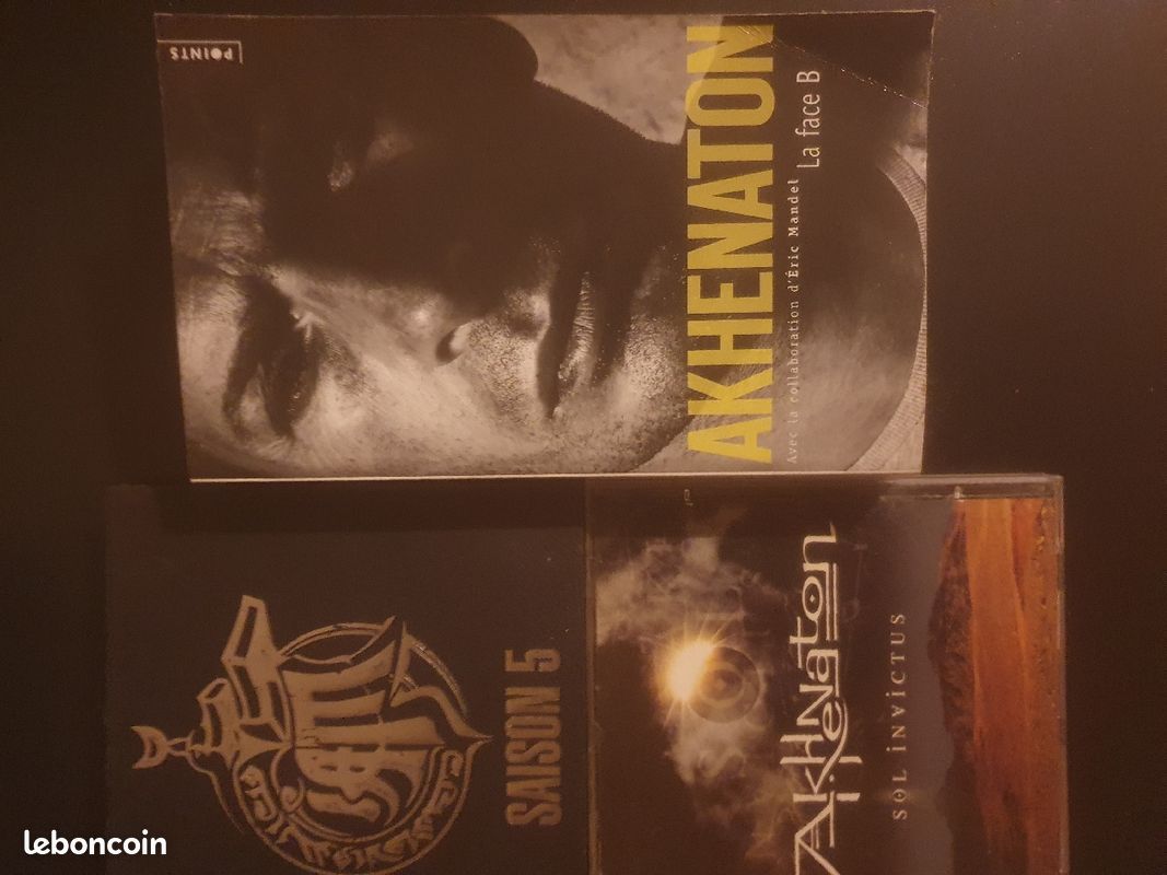 2 cd iam + 2 cd akhenaton + livre la face b akhenaton (image 2)