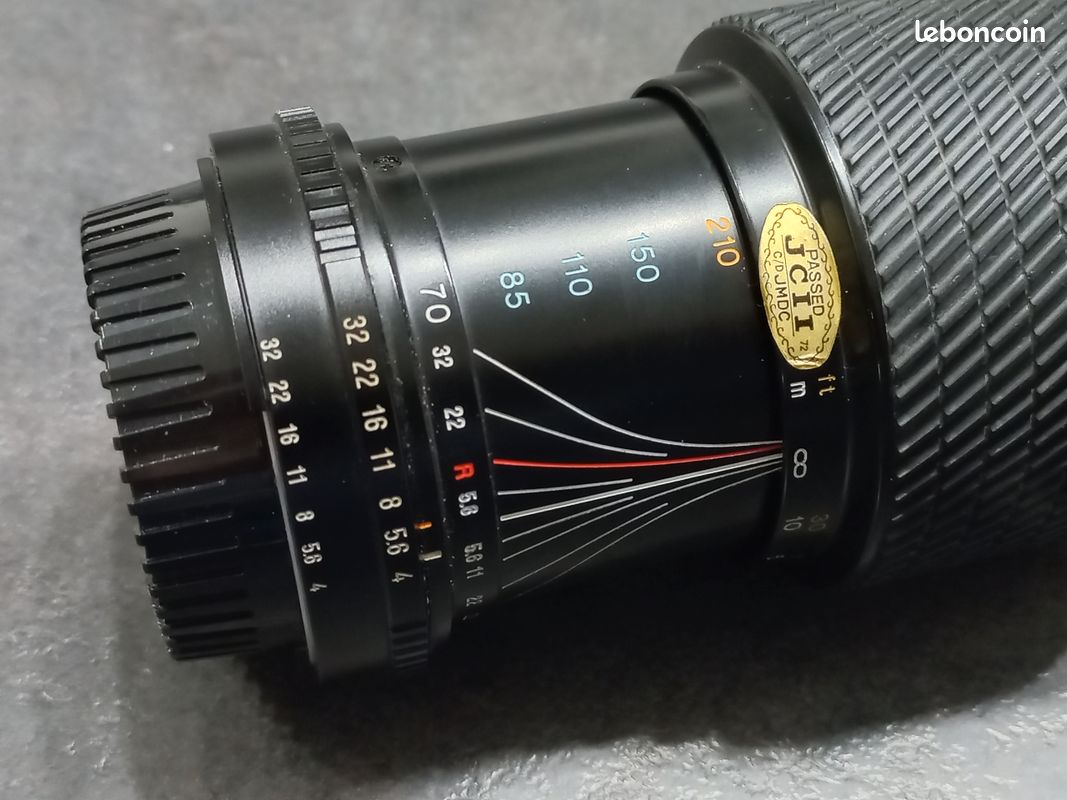 Objectif Photo Tokina SD 210 70-210mm F/4-5.6 - Zoom Pour Pentax P/KA Et Ricoh RK, Occasion Fonctionnel