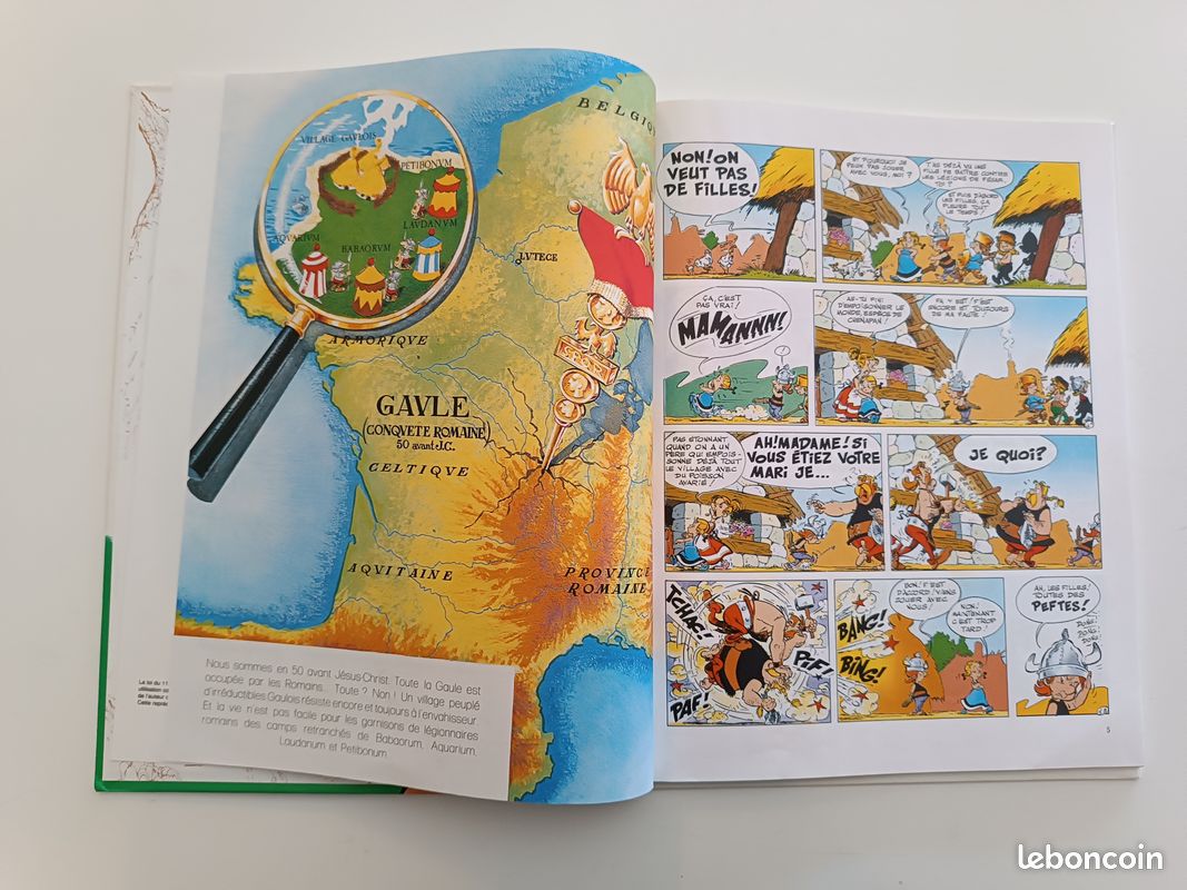 Asterix "la rose et le glaive" EO par Goscinny et Uderzo (image 4)
