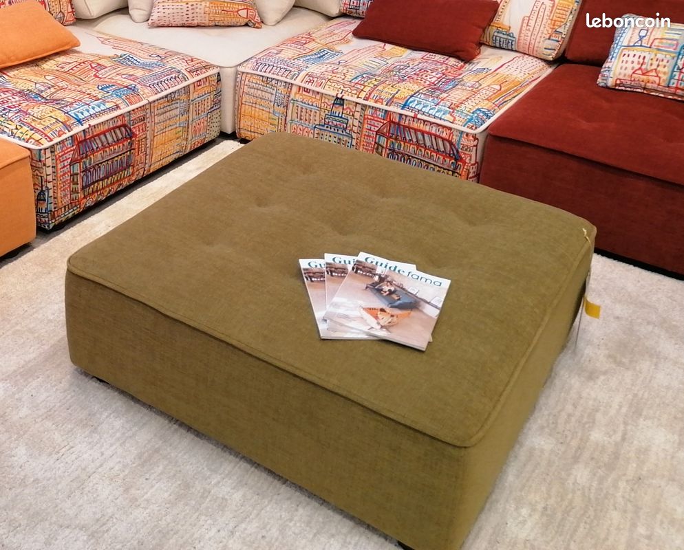 Pouf grand Fama extension canapé (image 1)