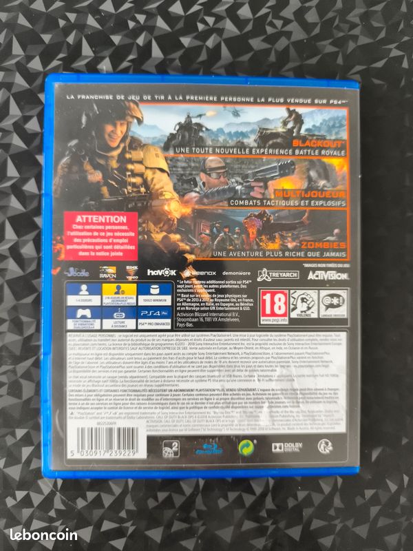 Call of Duty black ops 4 ps4 (image 3)