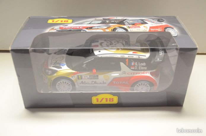 IXO 1/18 Citroën DS3 WRC N°1 - Rallye Argentine 2013 - S.Loeb / D.Elena