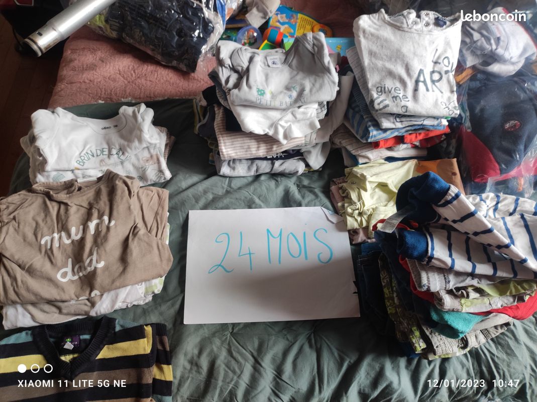 Vêtements bébé 24 mois garçons (image 1)