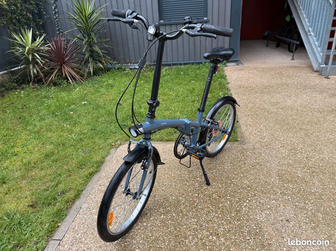 Vélo pliant/pliable btwin tilt 120 oxylane 6 vitesses neuf 230 (image 2)