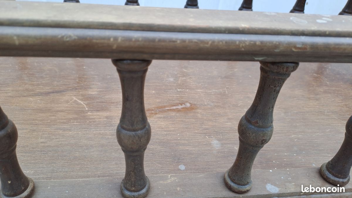 Jardinière Vintage d intérieur en bois sur pieds vernis / Porte plantes /1970-1980 (image 11)