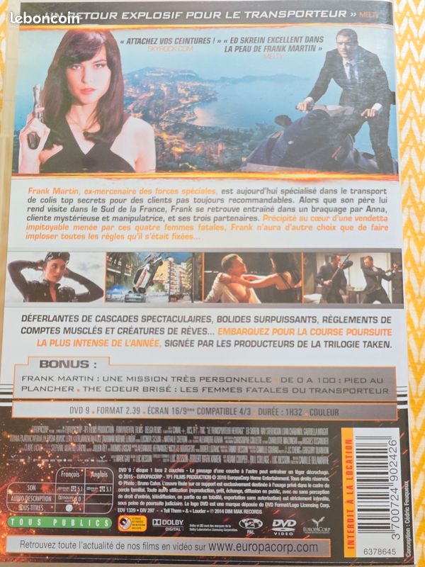 Dvd le transporteur heritage (image 2)