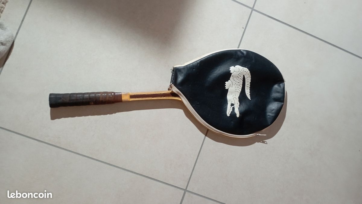 Housse De Raquette De Tennis Vintage MCM - Faite Main Au Crochet - Avec Fermeture éclair - Occasion