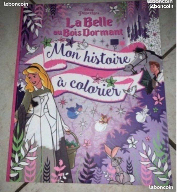 La belle au bois dormant Mon Histoire à colorier (image 1)