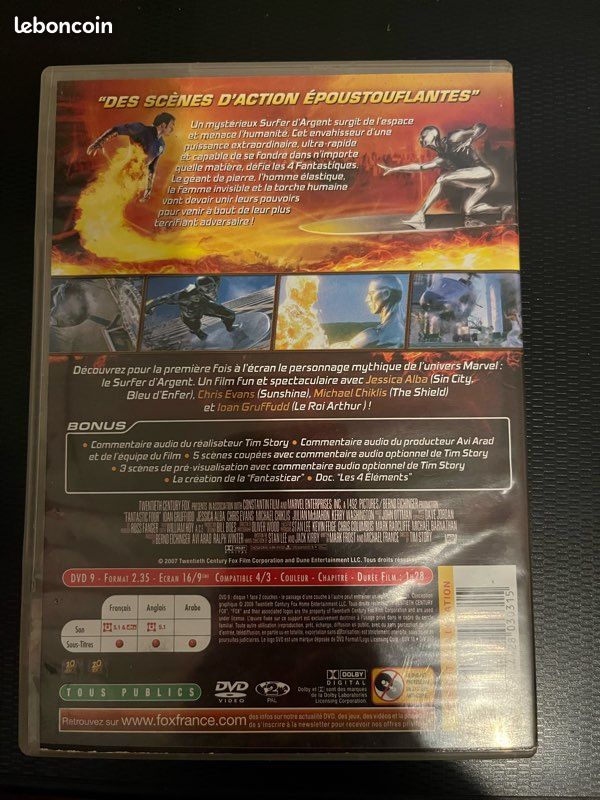 DVD les 4 fantastiques et le surfeur d’argent (image 2)