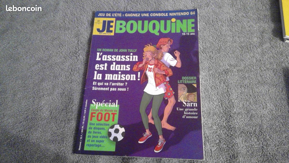 Livre je bouquine n° 172 juin 1998 (image 1)