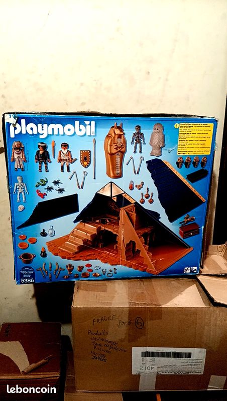 Petit Soldat 1/72 Egyptian Egyptiens Boite Vide Du Bateau Du Pharaon