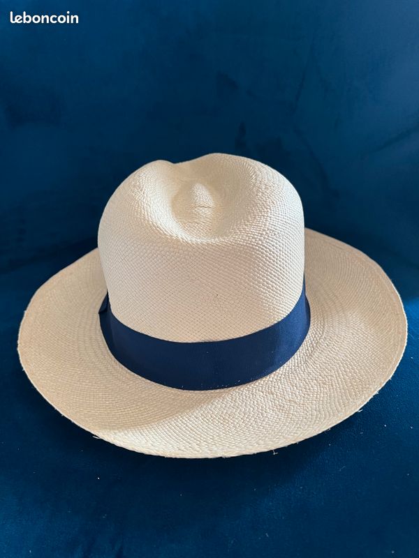 Chapeau Panama authentique T56 (image 3)