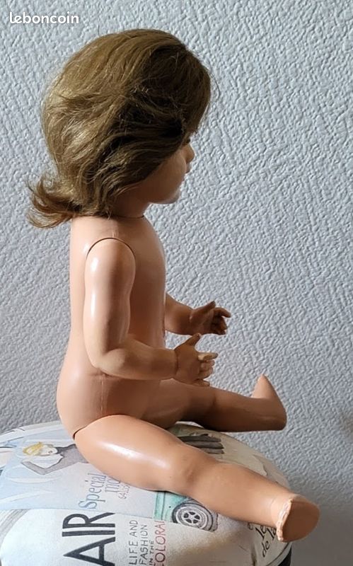Ancienne Poupée Raynal 40 Cm – Yeux Dormeurs Et Riboulants – Vintage