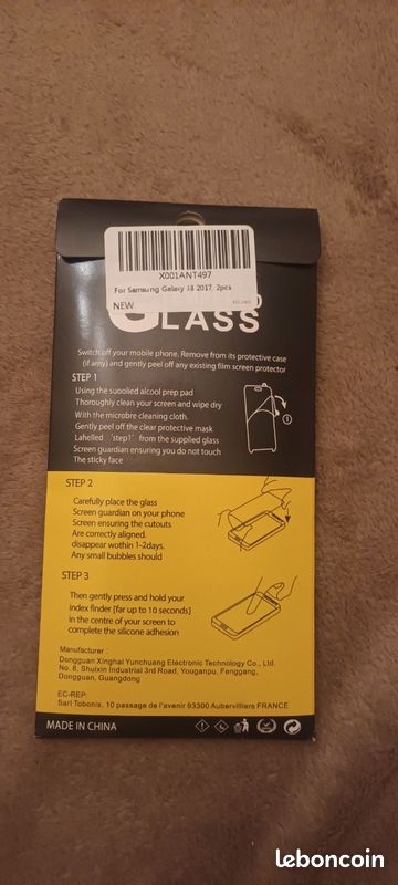 Vitre de Protection Samsung Galaxy J3 2017 (image 2)
