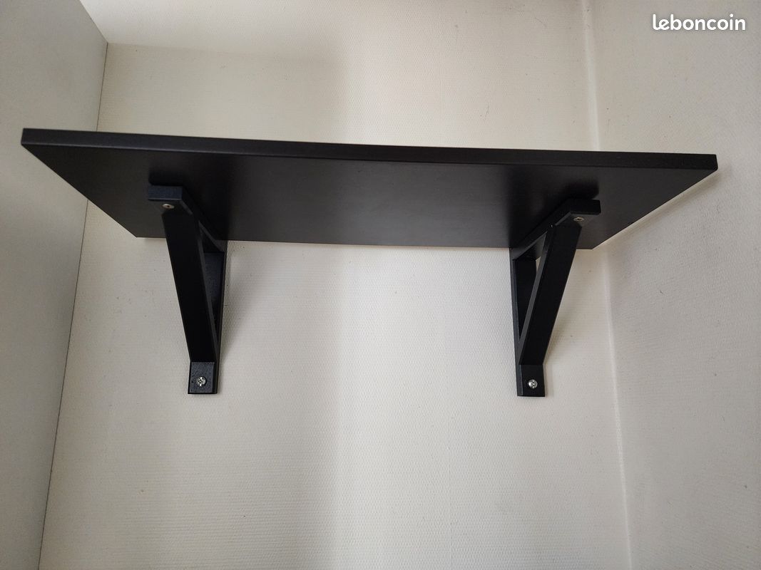 Lot de 2 étagères Ikea EKBY avec équerres (image 5)