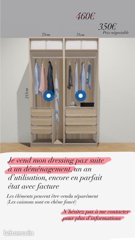Dressing PAX IKEA (image 1)