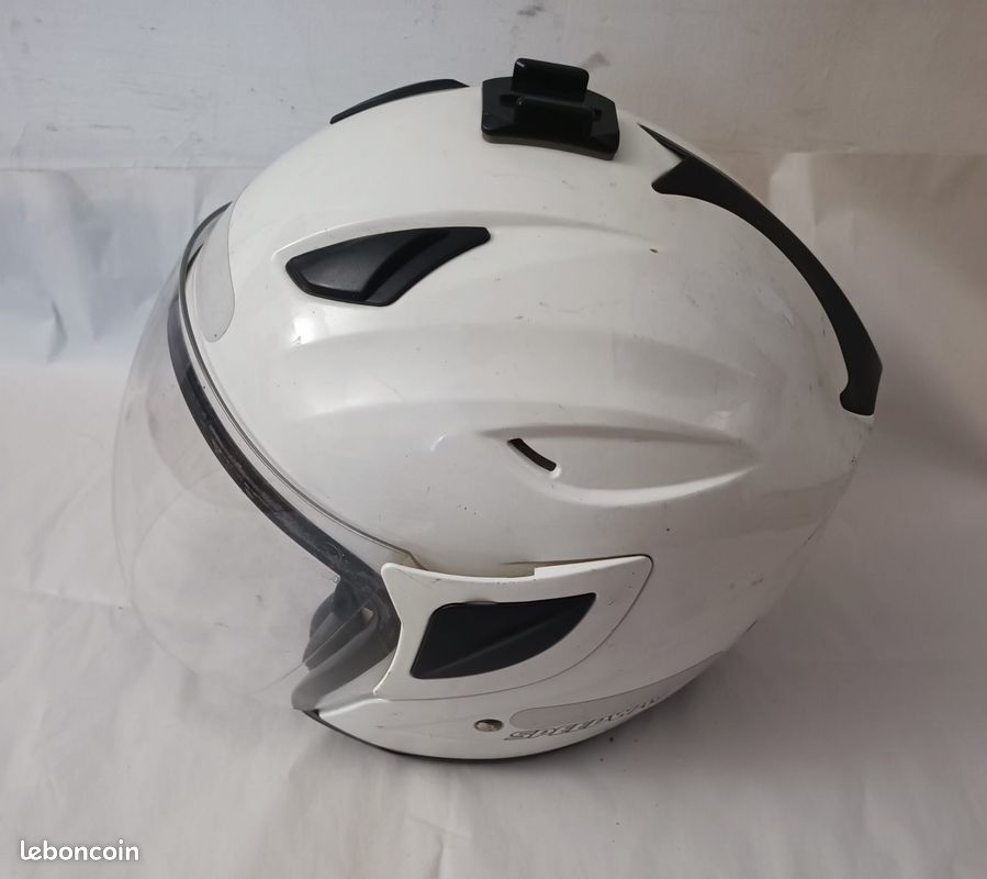 Casque Moto Speedway Jet Storm - Homologué ECE DOT Double Visière Ventilation 360°