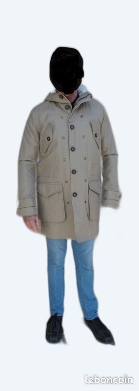 Parka homme avec gilet et doublure Lacoste taille 48 Vêtements