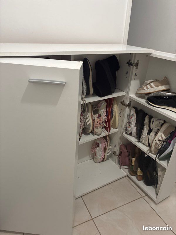 Meuble à chaussures blanc assez grand q sa (image 6)