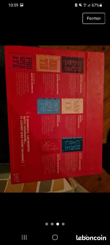 Coffret livres la cuisine porte bonheur (image 3)
